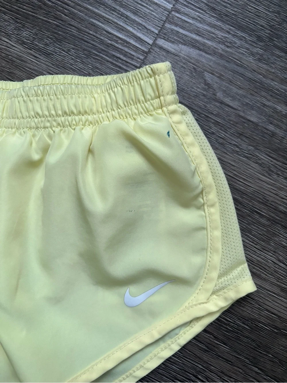 Nike Girls' Neon Green, Teal & Yellow Athletic Shorts Set